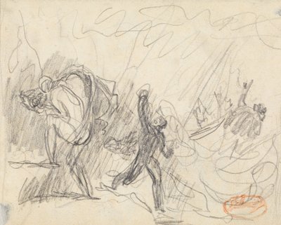 Figure Composition Study 20 by George Romney